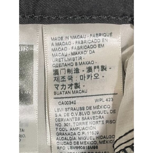 Levi’s Black High-Waisted Tapered Leg Mom Jeans Size 29x30 - Picture 8 of 13